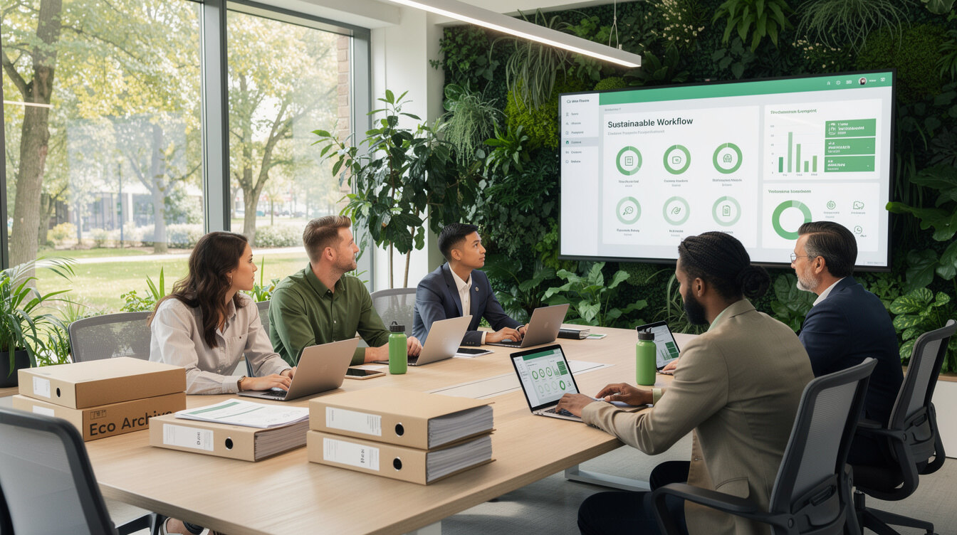 sustainable business meeting