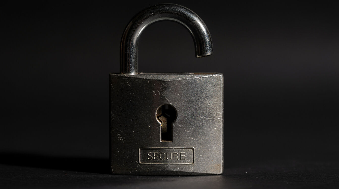 Close-up of a padlock symbolising secure and confidential communication