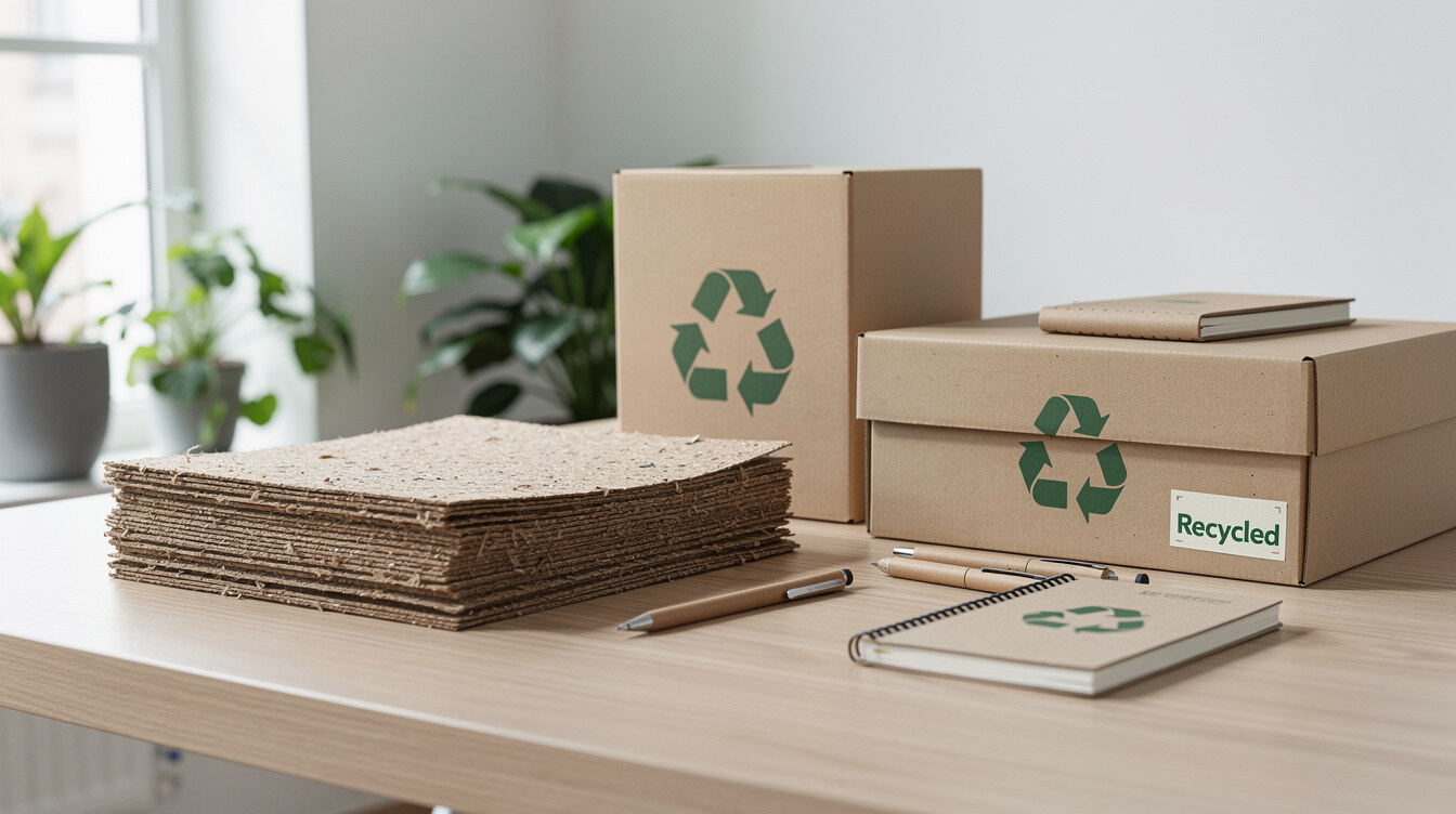 recycled paper documents